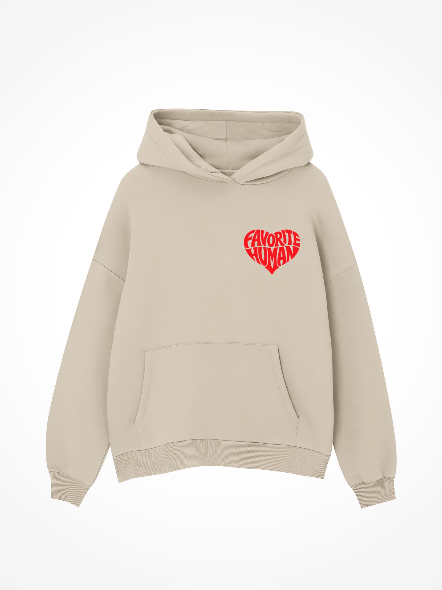 V-Day Edition Favorite Human Hoodie - Sand