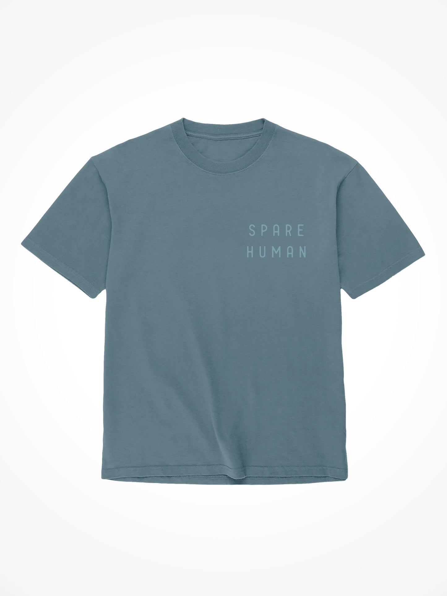 SH Stacked Logo Tee Shirt - Vintage Blue
