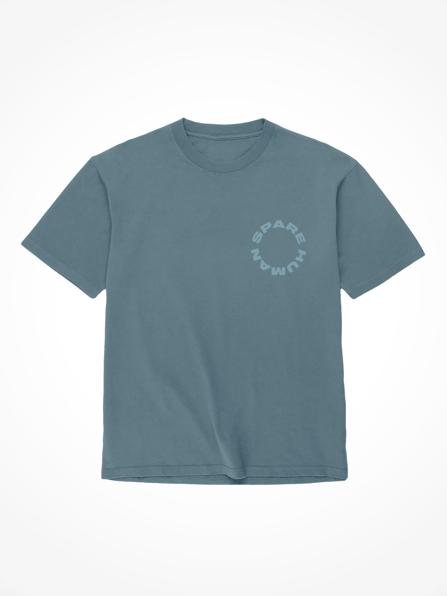 SH Circle Logo Tee Shirt - Vintage Blue