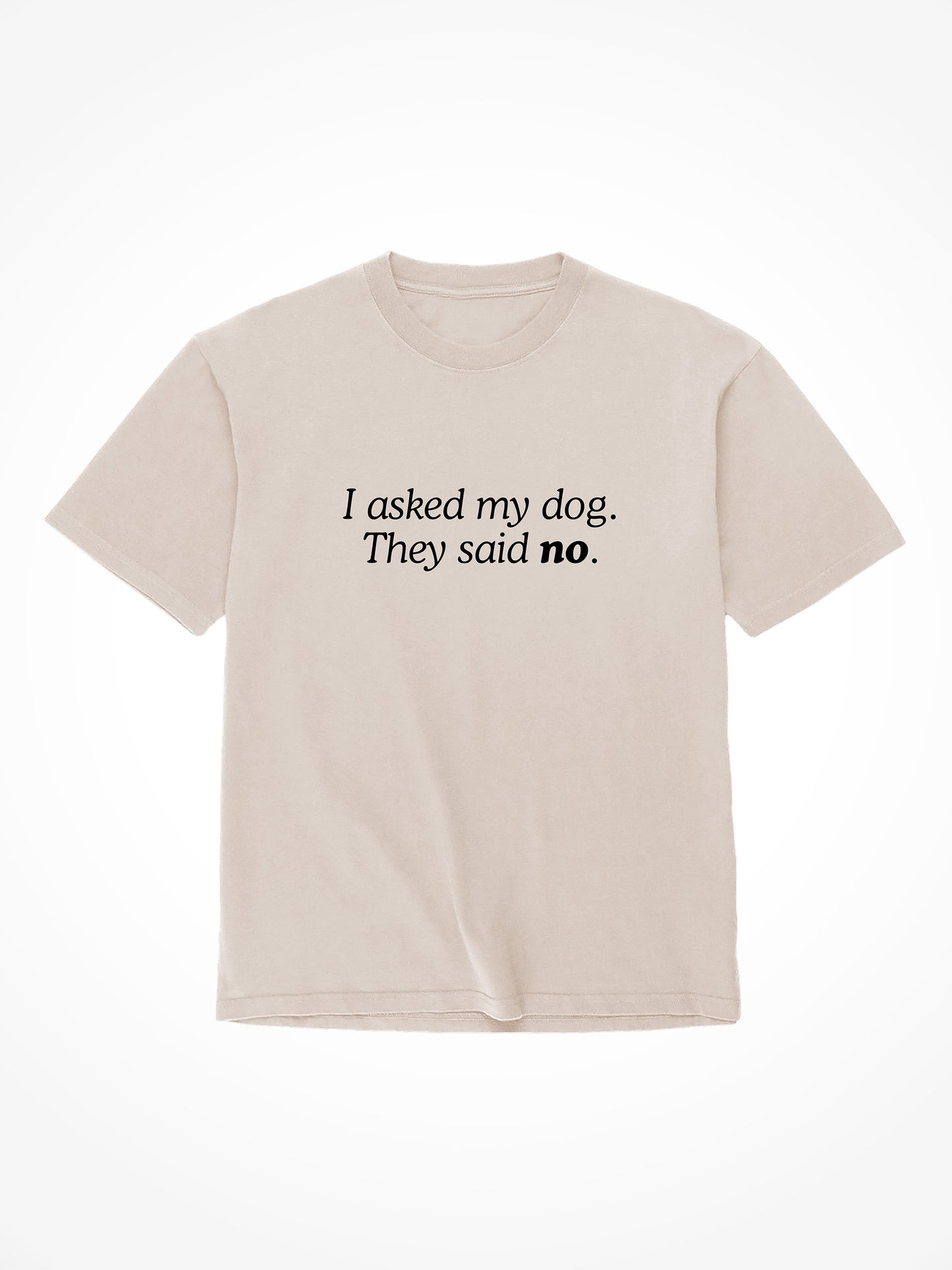 I Asked My Dog - Tee Shirt