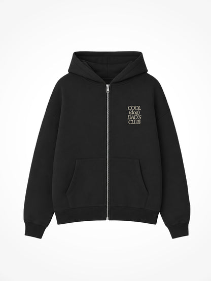 Cool Dog Dad's Club - Zip Up Hoodie