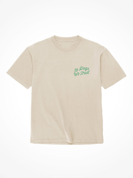 In Dogs We Trust Blue - Tee Shirt