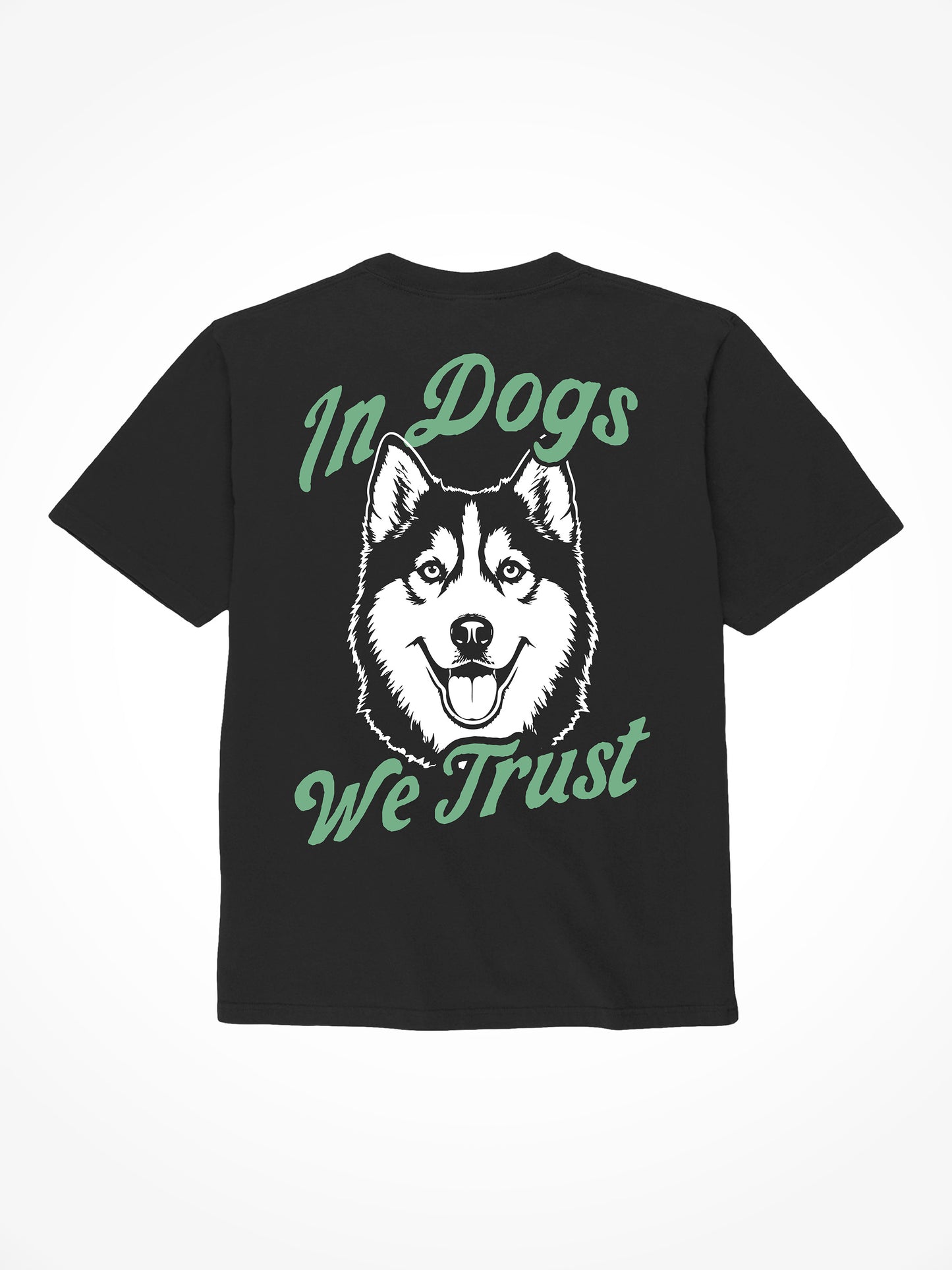 In Dogs We Trust Blue - Tee Shirt