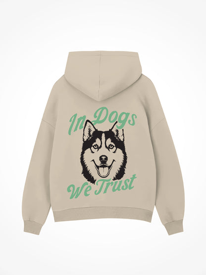 In Dogs We Trust Blue - Hoodie