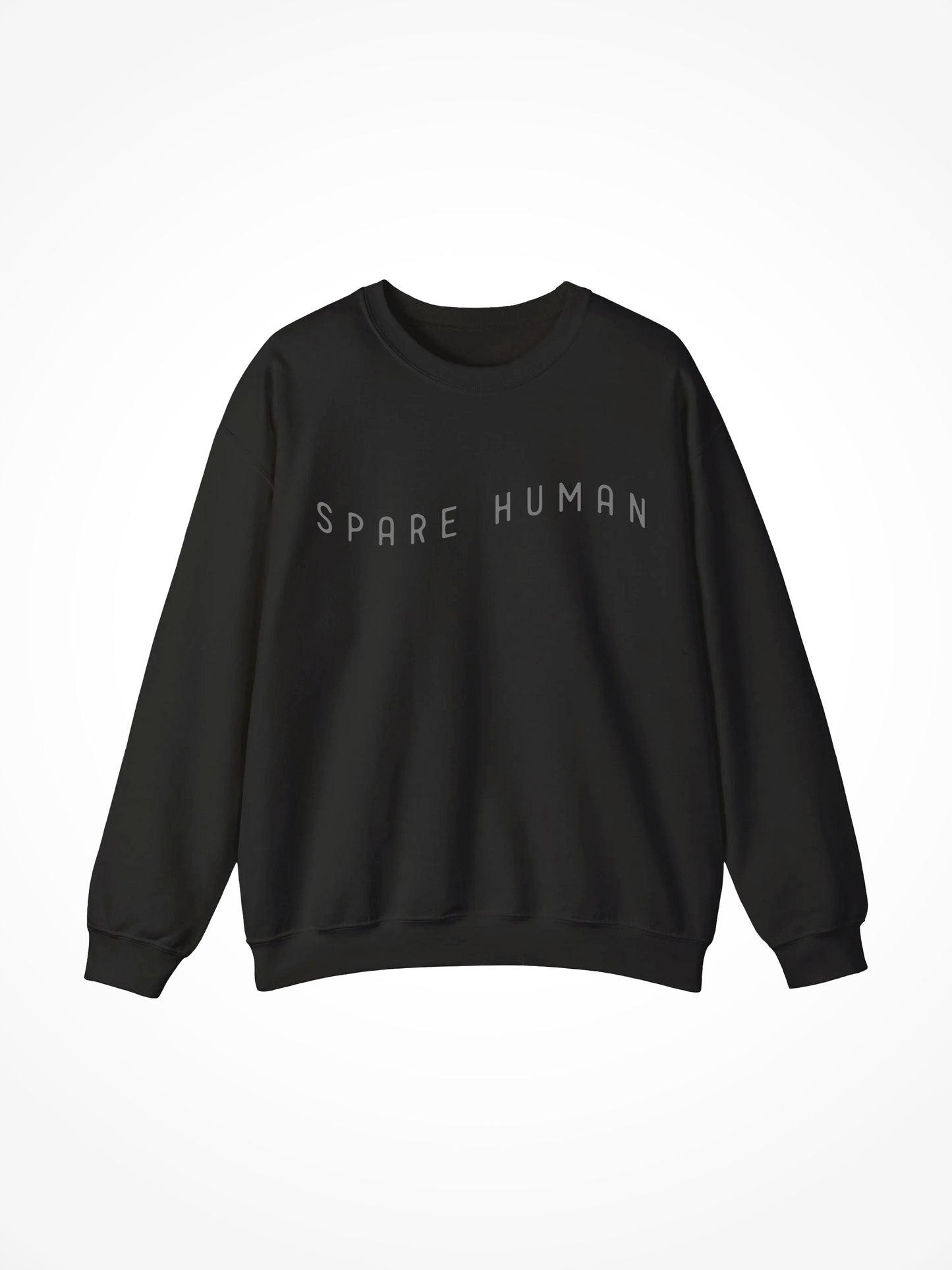 SH Wavy Logo Crewneck - Black