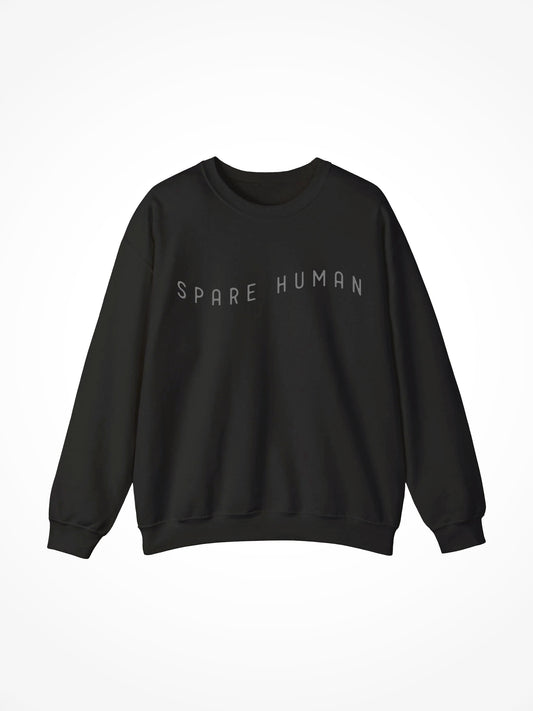 SH Wavy Logo Crewneck - Black