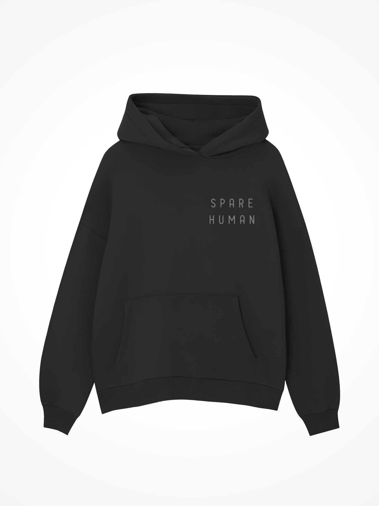 SH Stacked Logo Hoodie - Black