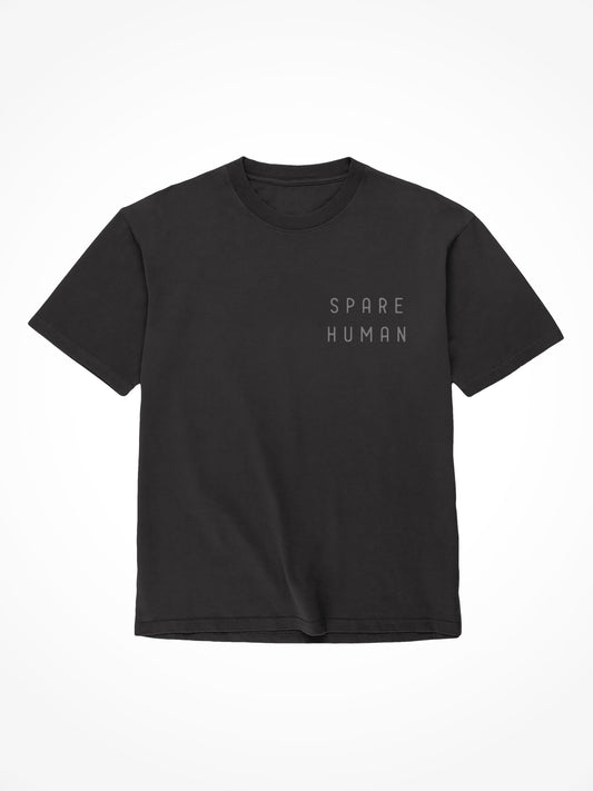 SH Stacked Logo Tee Shirt - Black