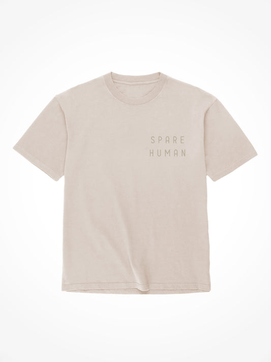 SH Stacked Logo Tee Shirt - Sand