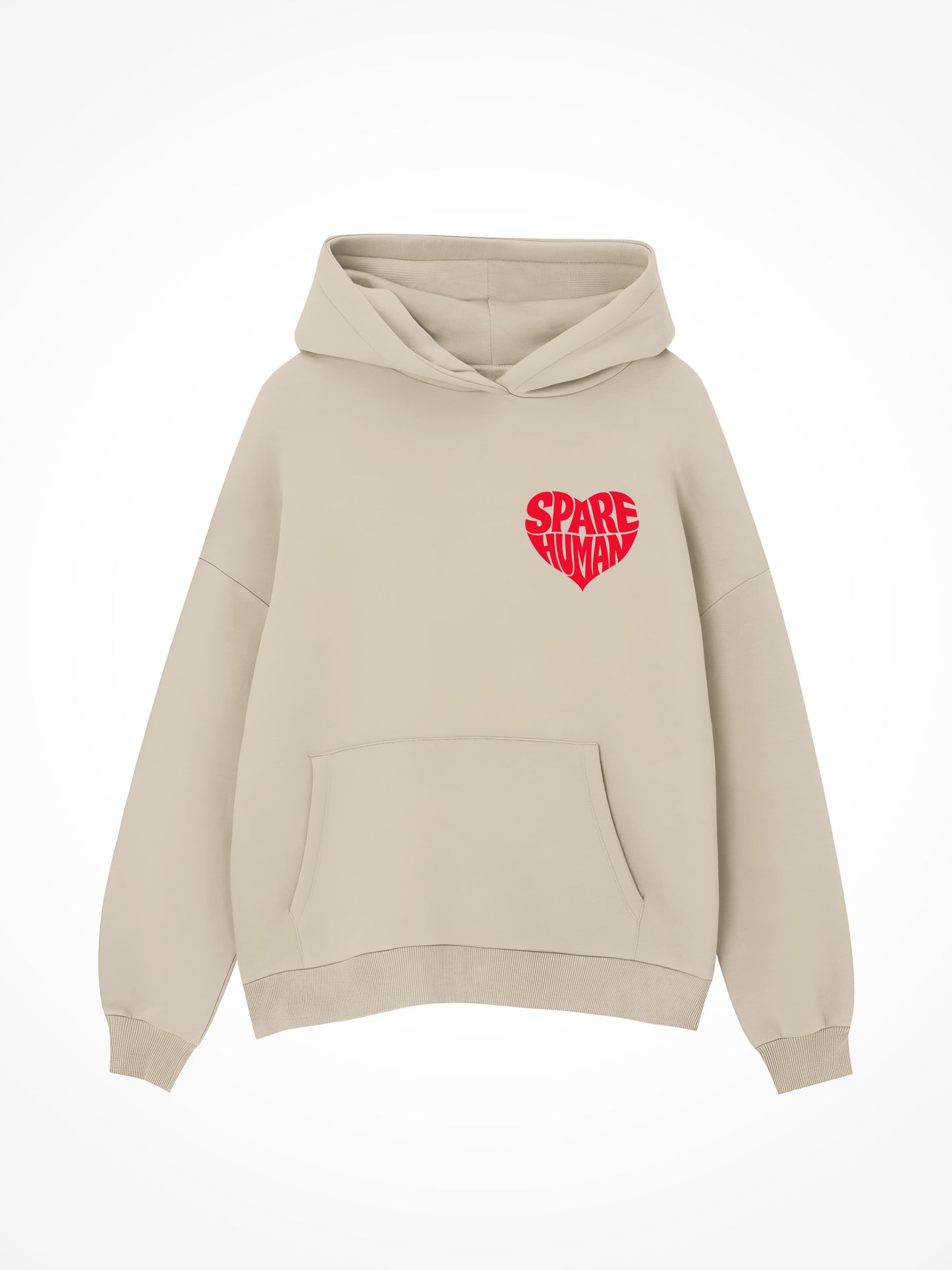 V-Day Edition Spare Human Club Hoodie - Sand